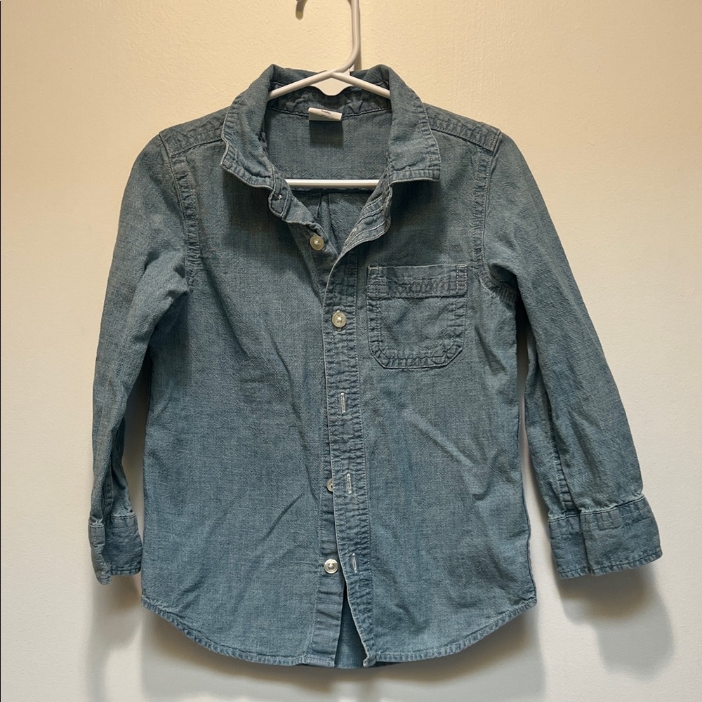 GAP Kids Blue Button Down Shirt